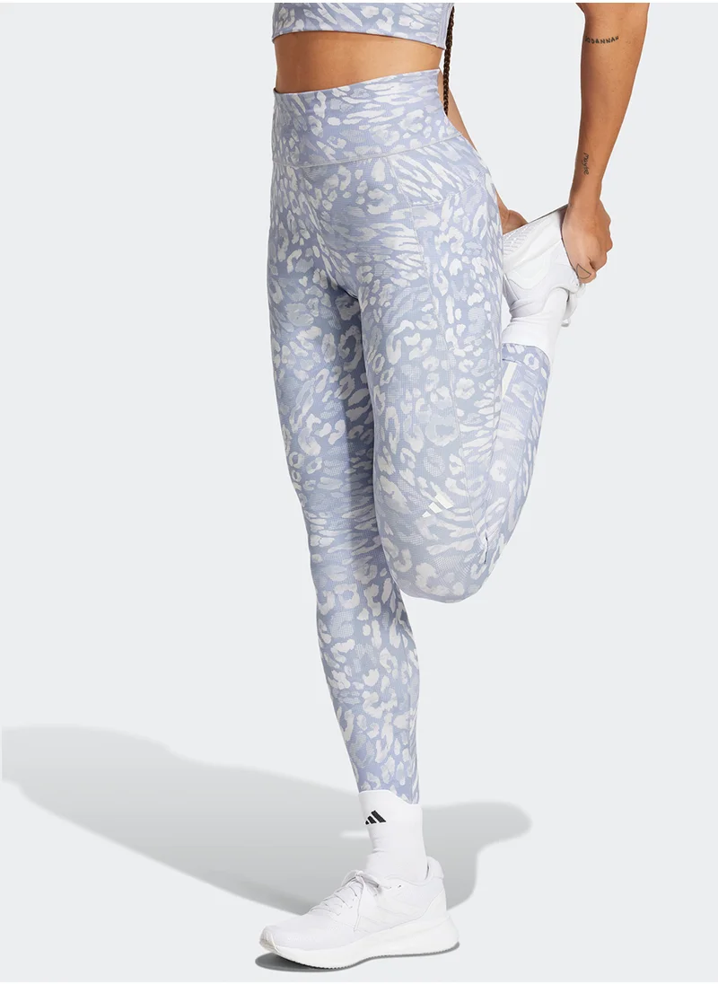 اديداس 7/8 Own The Run Printed Leggings