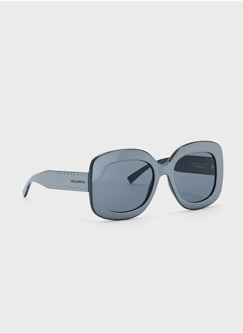 كارل لاغرفيلد Modified Rectangle Sunglasses