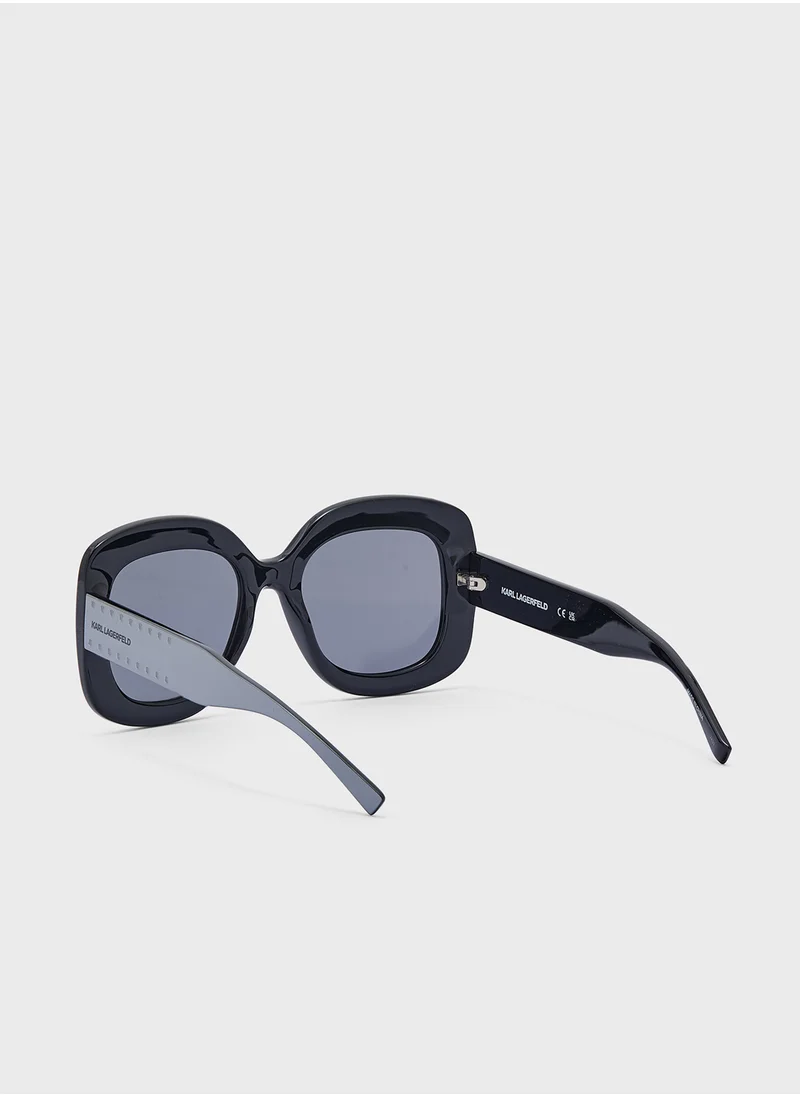 كارل لاغرفيلد Modified Rectangle Sunglasses