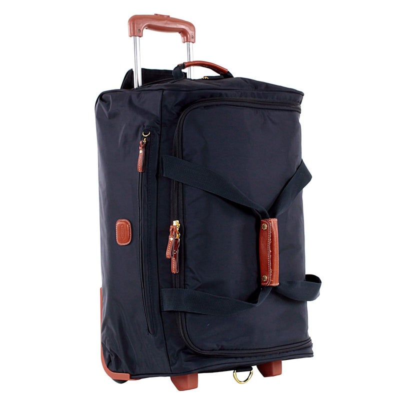 حقيبة دفل بريس XBag بعجلات 21 بوصة للسفر للرجال والنساء حقيبة نهاية الأسبوع الفاخرة باللون الأزرق