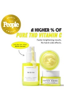 HERBIVORE Super Nova Eye Cream 5% Thd Vitamin C & Caffeine Reduces Dark Circles & Puffiness Brightens Eyes Plantbased Vegan Crueltyfree 15Ml / 0.5 Oz  - Image 2