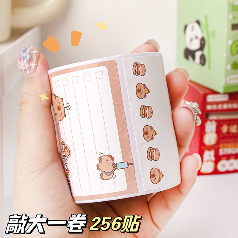 Creative Pull-Out Post-It Cute Cartoon Wrong Post-It Paper Student'S Full Adhesive Index Label Paper Sticker - Image 4