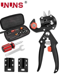 Pruning Shears Cutting Tools Kit,Cutting Grafting Tools Kit With 3 Type Blades,Garden Grafting Tool Kit For Fruit Tree Shears Scissors