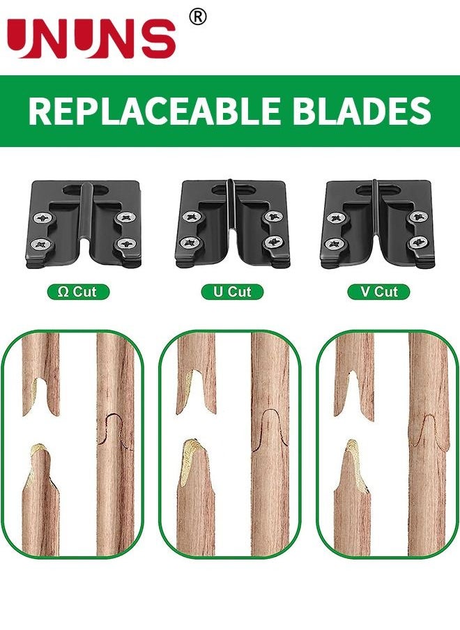 UNUNS - Pruning Shears Cutting Tools Kit,Cutting Grafting Tools Kit With 3 Type Blades,Garden Grafting Tool Kit For Fruit Tree Shears Scissors - Image 1