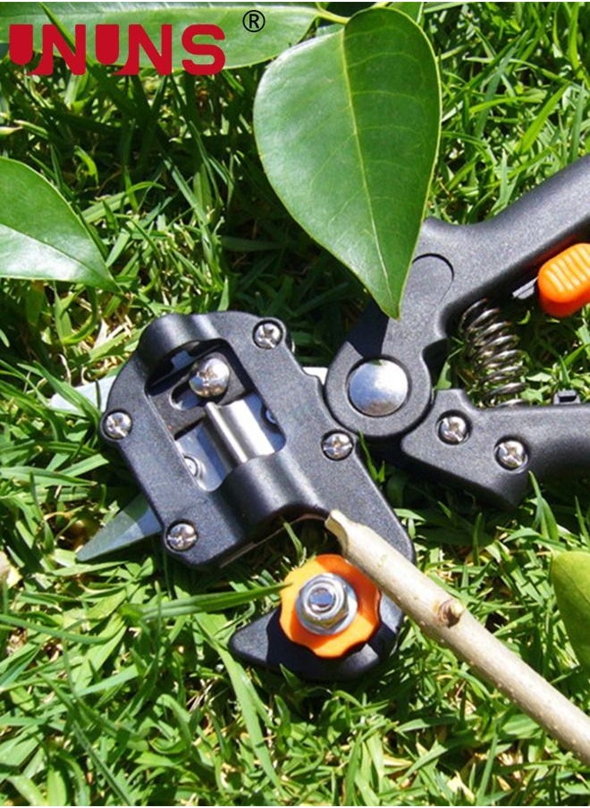 UNUNS - Pruning Shears Cutting Tools Kit,Cutting Grafting Tools Kit With 3 Type Blades,Garden Grafting Tool Kit For Fruit Tree Shears Scissors - Image 1