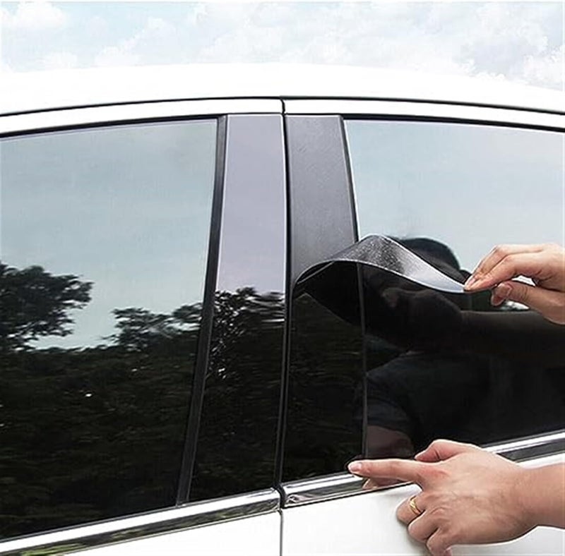 Wivplex Glossy Black Car Pillar Posts Cover for Kia Carnival - Image 3