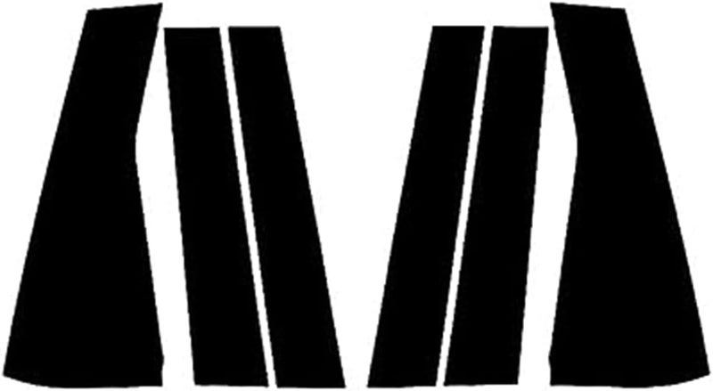 Wivplex Glossy Black Car Pillar Posts Cover for Kia Carnival - Image 1