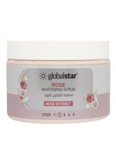 globalstar Rose Scrub to Lighten and Cleanse the Skin 300 ML  - Image 1
