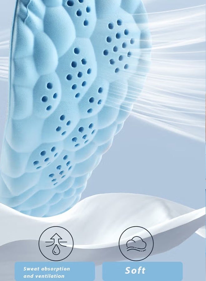 هابي دي نعل رياضي مقاوم للصدمات وقابل للتنفس مقاس 38-44، وسادة حذاء قابلة للقص حسب المقاس، ماصة للعرق، نعل مريح يخفف ألم القدم وآلام الضغط للنساء والرجال، مناسب للنشاطات الرياضية والكاجوال والعمل - Image 5