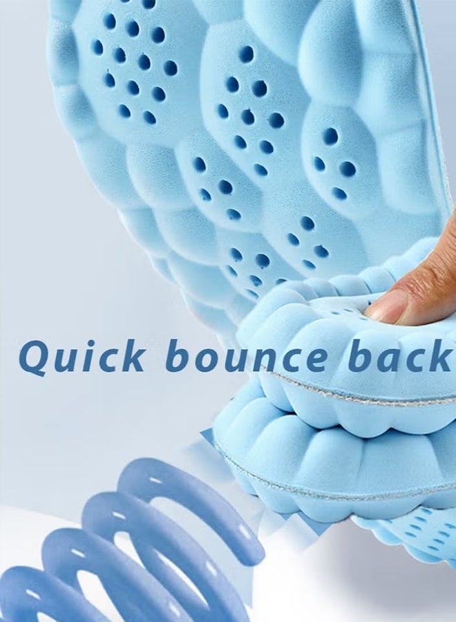 هابي دي نعل رياضي مقاوم للصدمات وقابل للتنفس مقاس 38-44، وسادة حذاء قابلة للقص حسب المقاس، ماصة للعرق، نعل مريح يخفف ألم القدم وآلام الضغط للنساء والرجال، مناسب للنشاطات الرياضية والكاجوال والعمل - Image 4