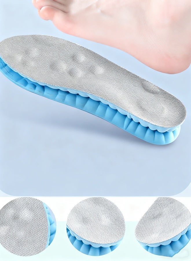 هابي دي نعل رياضي مقاوم للصدمات وقابل للتنفس مقاس 38-44، وسادة حذاء قابلة للقص حسب المقاس، ماصة للعرق، نعل مريح يخفف ألم القدم وآلام الضغط للنساء والرجال، مناسب للنشاطات الرياضية والكاجوال والعمل - Image 1