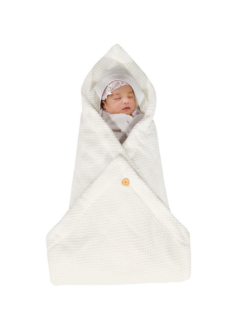 LOULUEN Baby Envelope Shape Knitted Sleeping Bag