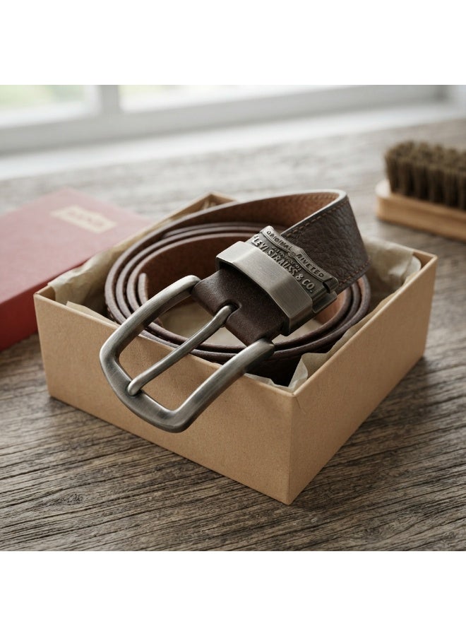 Levi's Men's Reversible Leather Belt: Dual-Sided Style and Premium Quality - Image 3