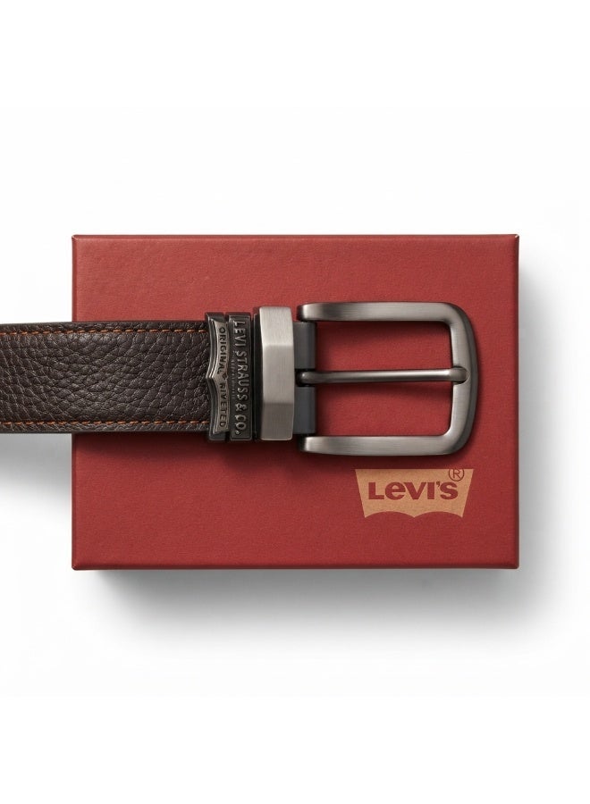 Levi's Men's Reversible Leather Belt: Dual-Sided Style and Premium Quality - Image 1