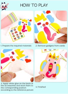 هايدو 12 عبوة من ألعاب الأكواب الورقية للأطفال DIY  - Image 3