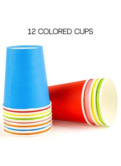 هايدو 12 عبوة من ألعاب الأكواب الورقية للأطفال DIY  - Image 5