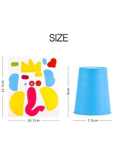 هايدو 12 عبوة من ألعاب الأكواب الورقية للأطفال DIY  - Image 4