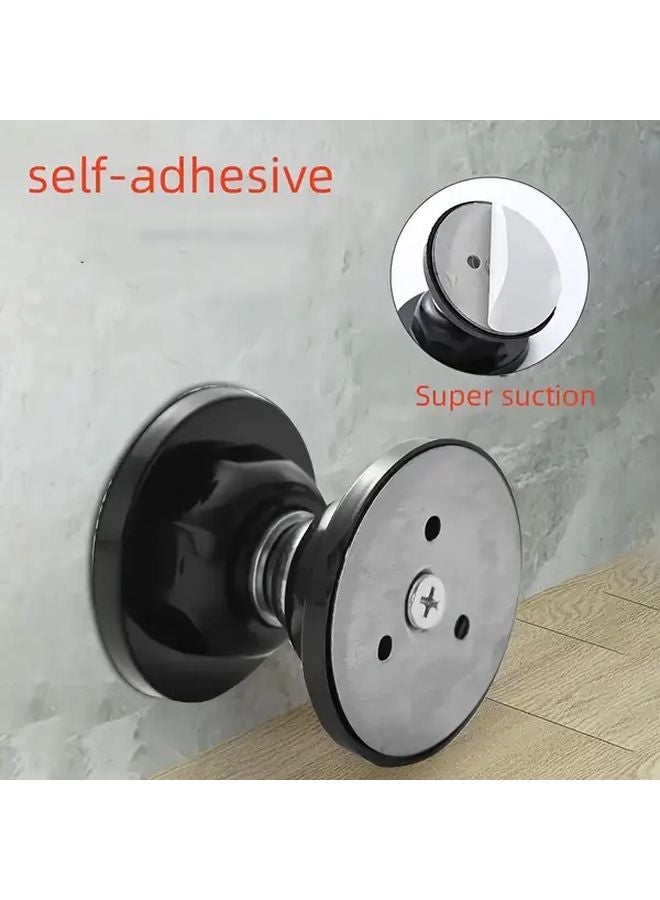 Black RV Magnetic Door Lock Heavy Duty Security Deadbolt No Drill Installation - Image 3