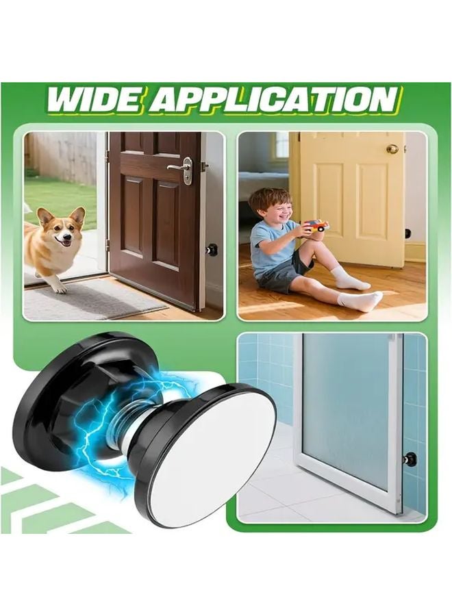 Black RV Magnetic Door Lock Heavy Duty Security Deadbolt No Drill Installation - Image 4