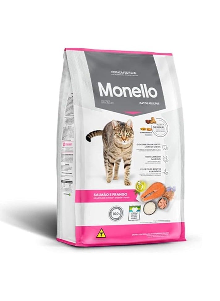 MONELLO Chicken And Salmon Cat Food - 7 KG - Image 1