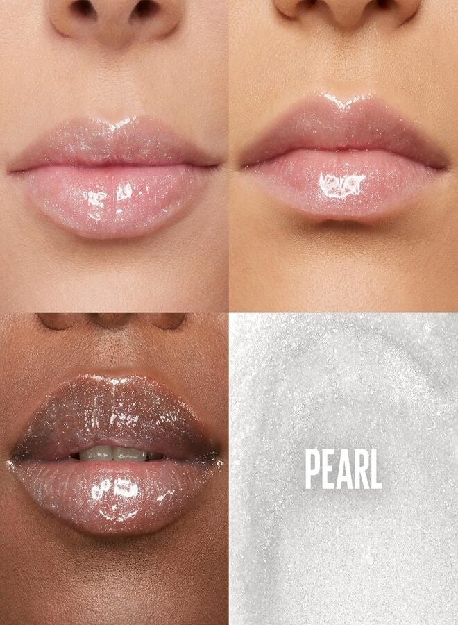 Revuele Shimmering Lip Gloss – White Pearl, High-Shine Hydrating Lip Gloss with Iridescent Pearl Finish, Lightweight Non-Sticky Formula, Smooth & Radiant Shine, 6ml - Image 2
