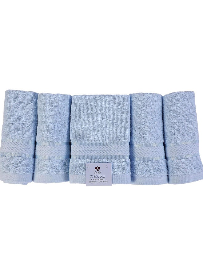 Orchid 1-Piece Desire Face Towel 30X30Cm Light Blue