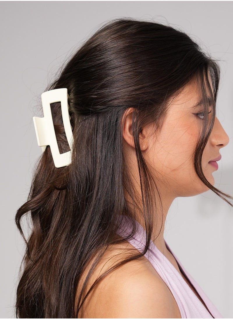 زاس مشابك شعر مستطيلة للنساء، مشابك فكية مقاومة للانزلاق للنساء والفتيات، مشابك شعر للشعر الرقيق السميك والرقيق - عبوة من 2  - Image 2