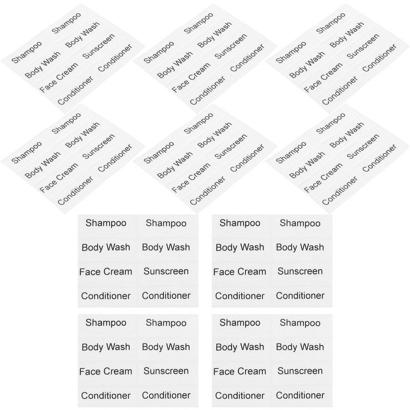 Travel Toiletry Labels for Organizing Bottles and Containers - Image 4