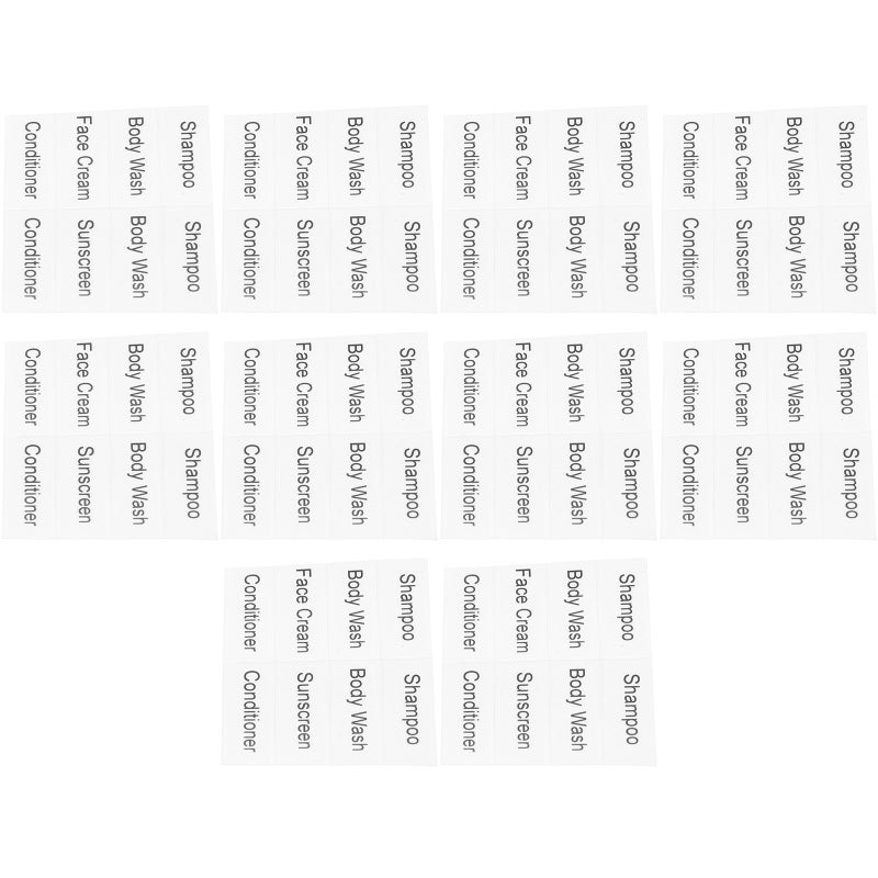 Travel Toiletry Labels for Organizing Bottles and Containers - Image 5