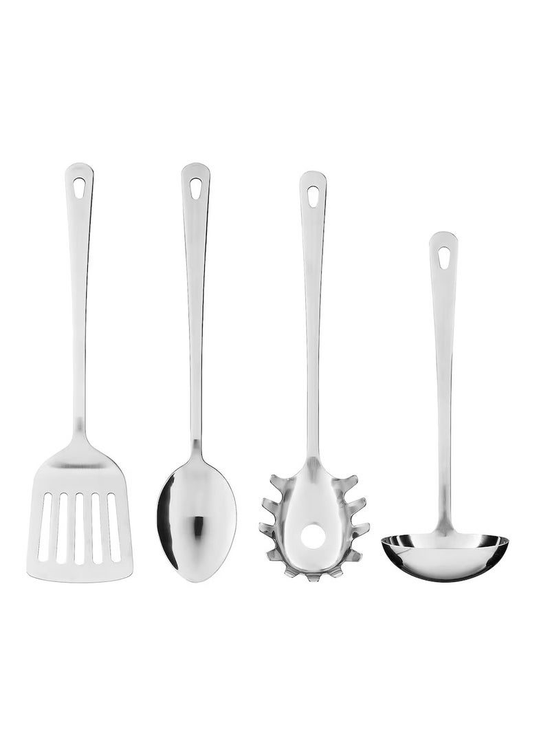 Ikea GRUNKA 4-piece kitchen utensil set, stainless steel  - Image 1