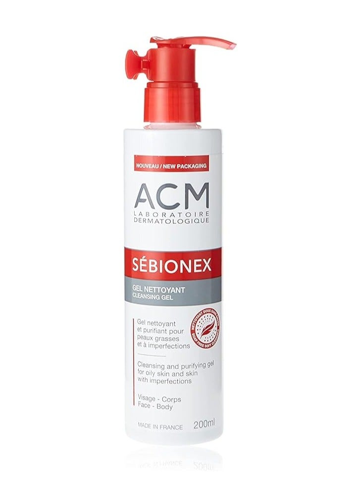 ACM Sebionex Cleaning Gel 200 ml- Packaging may vary - Image 1