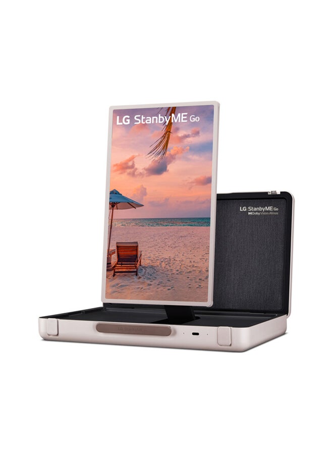 LG 27 Inch Full HD LED WebOS HDR 10 Portable & Wireless Touch Screen, 60HZ, Dolby Vision&atmos, H,AI Sound Pro, Magic Remote included StanbyME,  (2023) - 27LX5QKNA Silver - Image 3