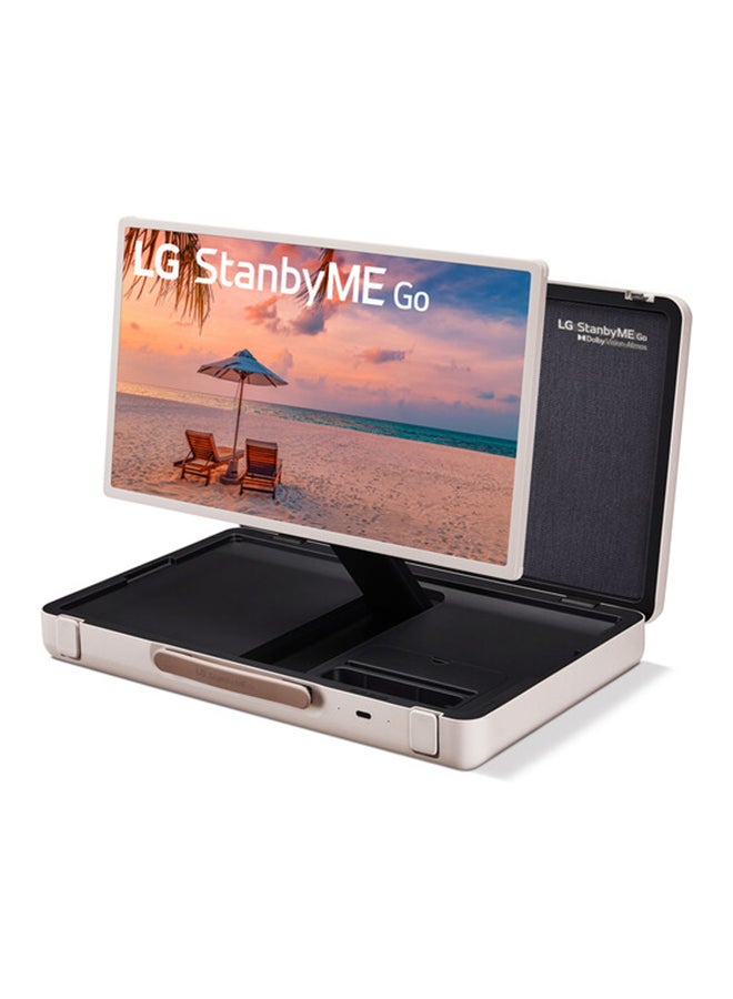 LG 27 Inch Full HD LED WebOS HDR 10 Portable & Wireless Touch Screen, 60HZ, Dolby Vision&atmos, H,AI Sound Pro, Magic Remote included StanbyME,  (2023) - 27LX5QKNA Silver - Image 4