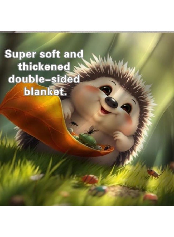 عام بطانية رقيقة من الفانيلا الكرتونية للأطفال أو الطلاب (دافئة ومريحة ومناسبة للنوم والألعاب) 100 سم * 150 سم - 480 - Image 5