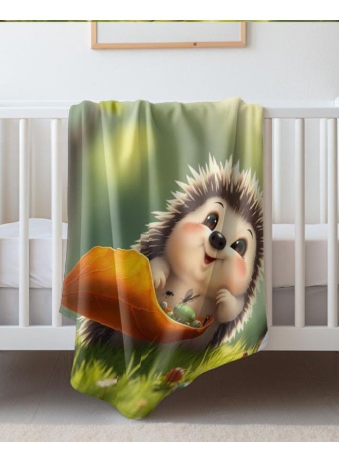 عام بطانية رقيقة من الفانيلا الكرتونية للأطفال أو الطلاب (دافئة ومريحة ومناسبة للنوم والألعاب) 100 سم * 150 سم - 480 - Image 1