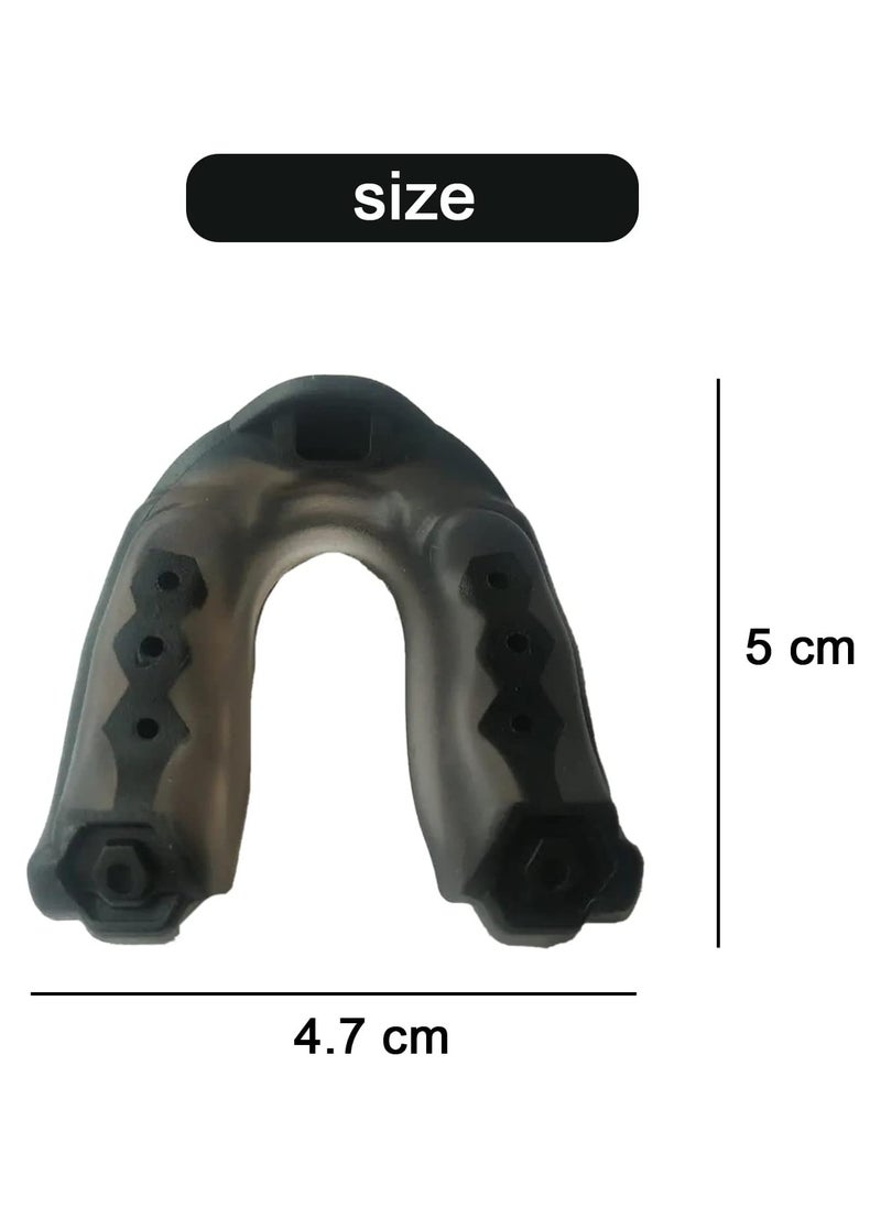 Generic 3 Pcs Mouth Guard, Fit Adults and Junior Mouth Guard with Case for Boxing, Basketball, Lacrosse, Football, Martial Arts, Hockey and All Contact Sports  - Image 4