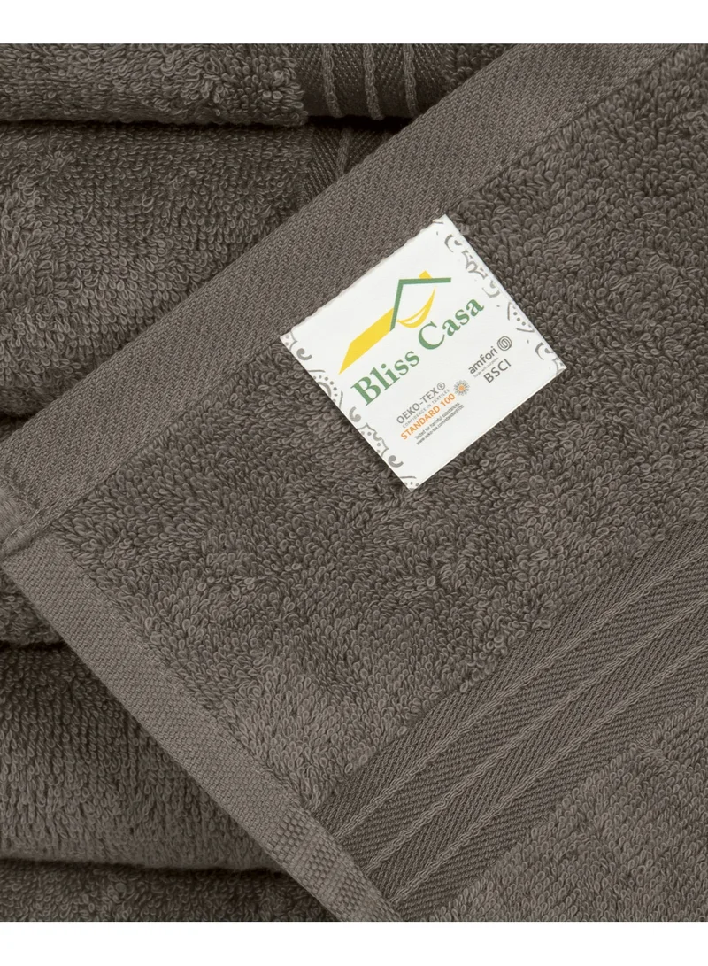 Bliss Casa Bliss Casa - Large Hand Towels (6 Pack, 50 x 100 cm) - 100% Combed Cotton - Premium Quality, Ultra Soft and Highly Absorbent, Hotel & Spa Quality Hand Towels