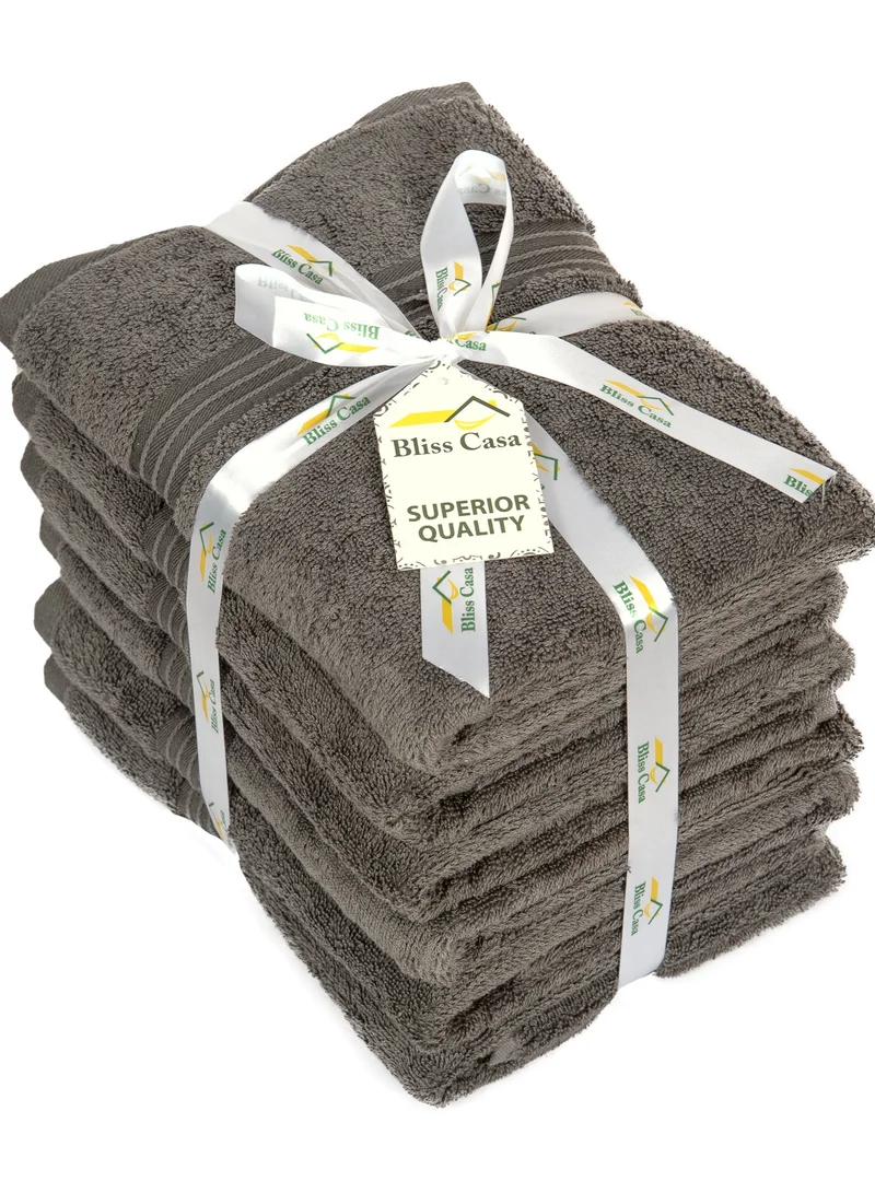 Bliss Casa Bliss Casa - Large Hand Towels (6 Pack, 50 x 100 cm) - 100% Combed Cotton - Premium Quality, Ultra Soft and Highly Absorbent, Hotel & Spa Quality Hand Towels