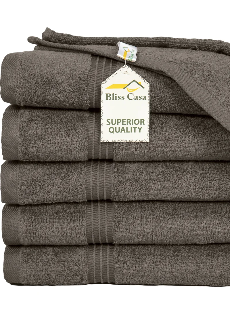 Bliss Casa Bliss Casa - Large Hand Towels (6 Pack, 50 x 100 cm) - 100% Combed Cotton - Premium Quality, Ultra Soft and Highly Absorbent, Hotel & Spa Quality Hand Towels