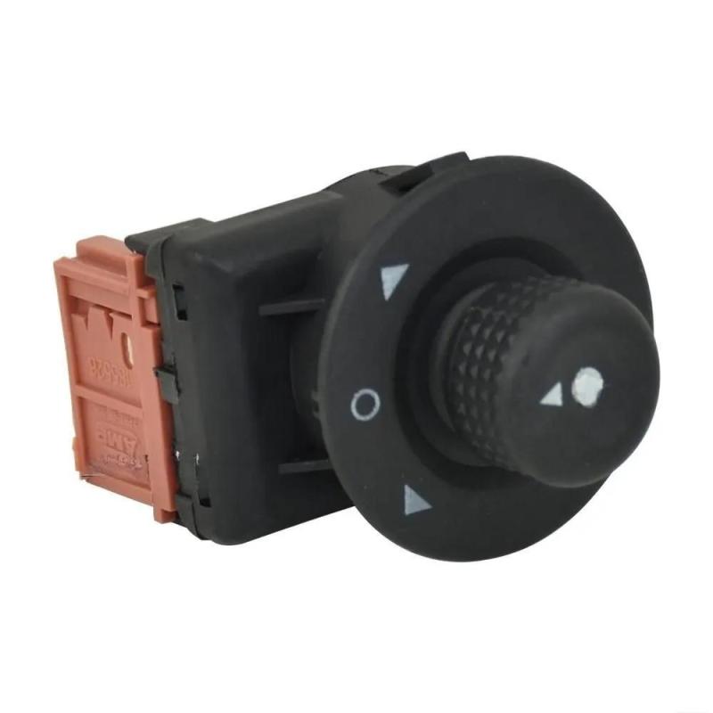 Rearview Mirror Adjustment Knob: Black ABS Plastic - Easy Installation Perfect Replacement Part for Citroen Xsara C2 C3 Peugeot Partner 1007 Vehicle Repair Maintenance - Image 4