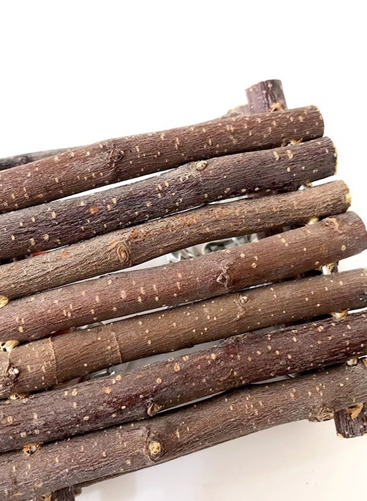 Hamster Toy Swing Small Pet Wooden Syrian Hamster Mesocricetus Auratus Landscaping Device Cage Decor - Image 4