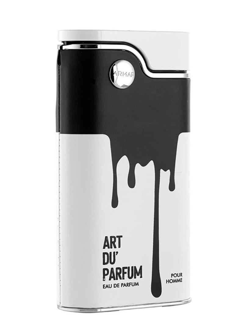 Armaf Art Du' Parfum Black Pour Homme Eau De Parfum 100ml For Him, Perfume For Men - Image 1