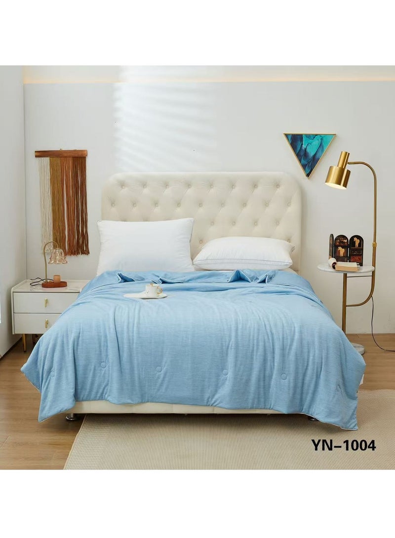 ShinyFlower Cooling Technology Summer Comforter With 100% Polyamide Fabric And Cooling Fill Ultra-Soft Lightweight Quilt Single Size 160x220cm Double Size 220x240cm - Image 1
