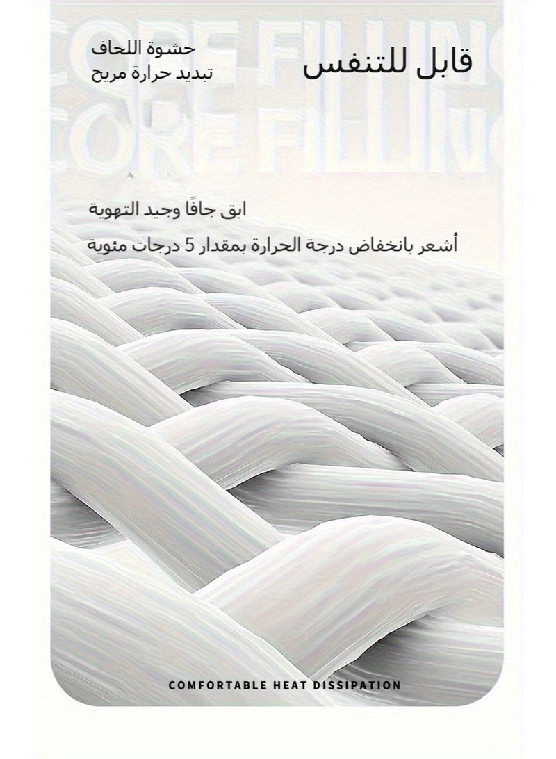 ShinyFlower Cooling Technology Summer Comforter With 100% Polyamide Fabric And Cooling Fill Ultra-Soft Lightweight Quilt Single Size 160x220cm Double Size 220x240cm - Image 4
