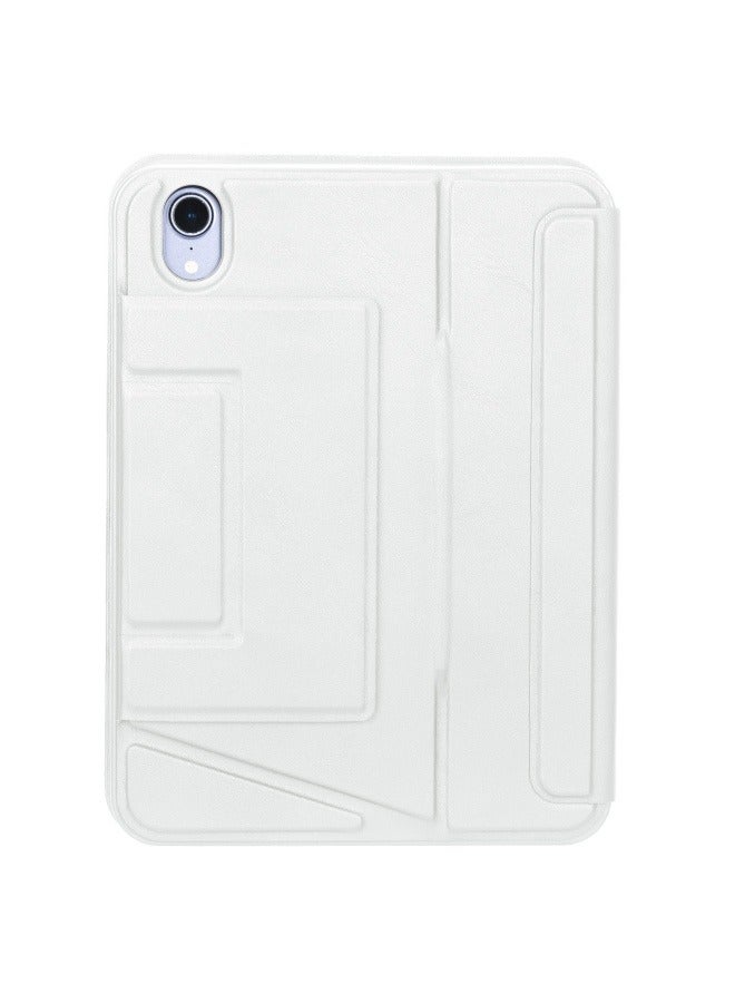 Suitable for iPad mini 7 2024 tablet leather case TPU soft shell bracket pen slot wonderful control keyboard tablet protective cover - Image 2