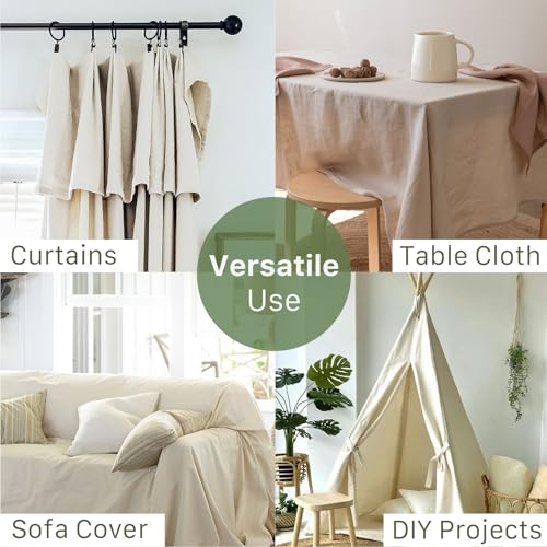 Salt Earth Canvas Drop Cloth 1Pc, Reusable Paint Drop Cloth, 100% Recycled Cotton Canvas Tarp Cover for Painter, Furniture, Floor Protection, All Purpose Painters Dropcloth for Christmas DIY (9x12FT) - Image 4
