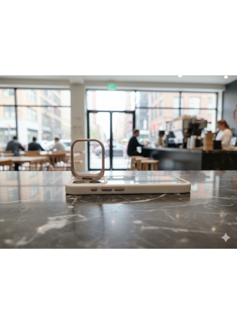 Grace Luxury Slim Magnetic Matte Case for iPhone 16 Pro  – Pink Frost – Shockproof Protective Cover with MagSafe Support - Image 4