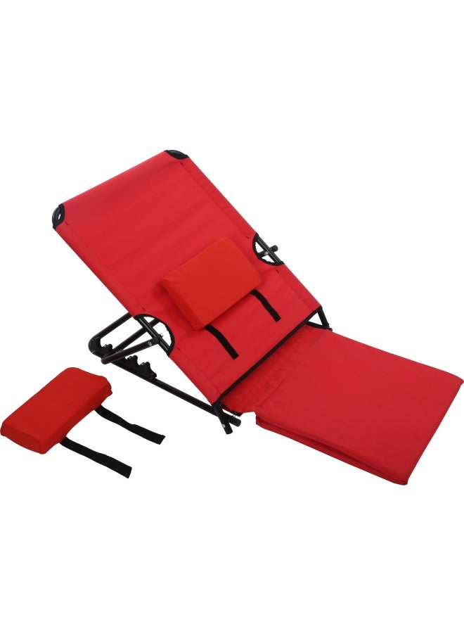 GREENLANDS Adjustable Recliner Red  - Image 3