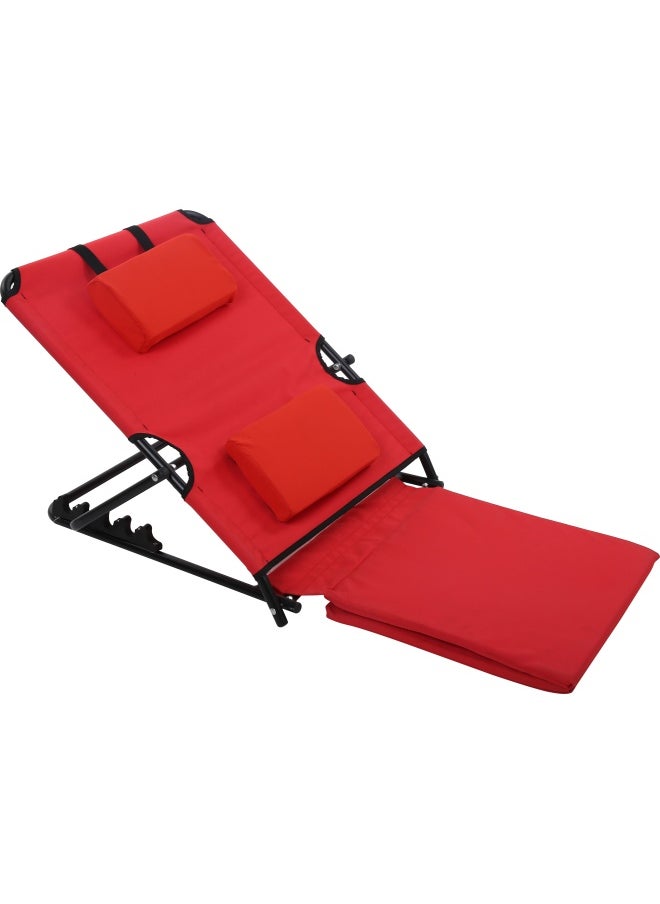 GREENLANDS Adjustable Recliner Red  - Image 2
