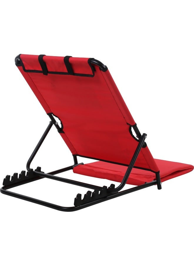 GREENLANDS Adjustable Recliner Red  - Image 5